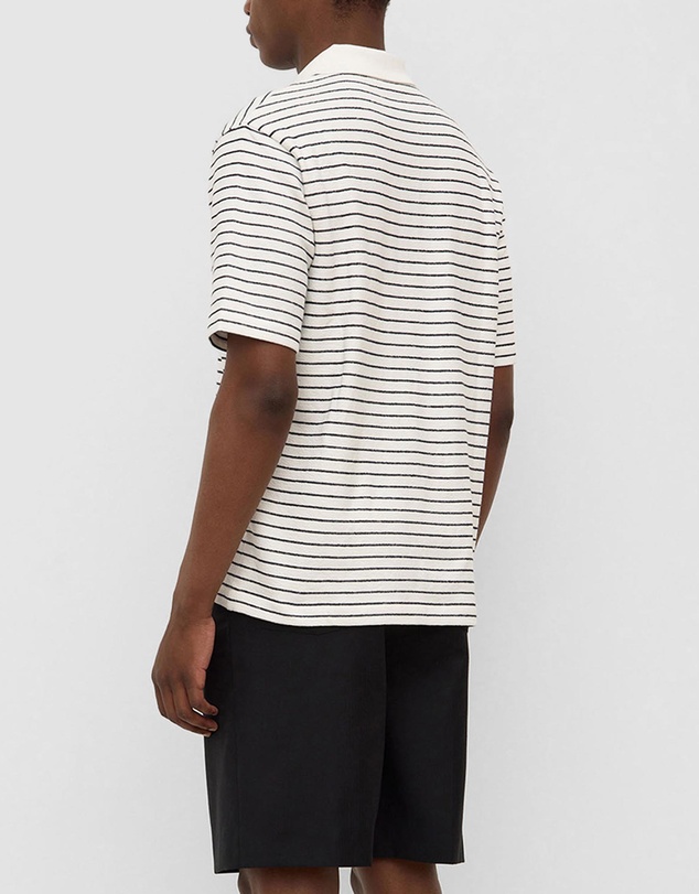 Assembly Label - Volley Stripe Short Sleeve Polo