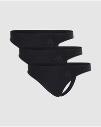 adidas Sportswear - 3 Pack Active Seamless Thong Underwear