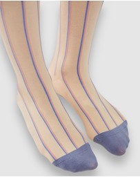High Heel Jungle - Hi Jinks Over Knee Socks-Ivory