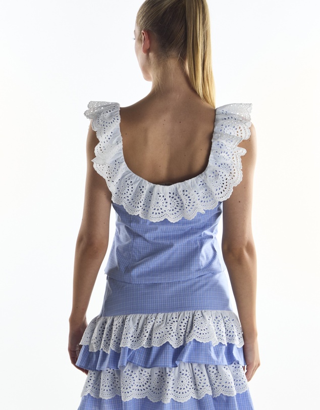 Glamorous - Embroidery Detail Top