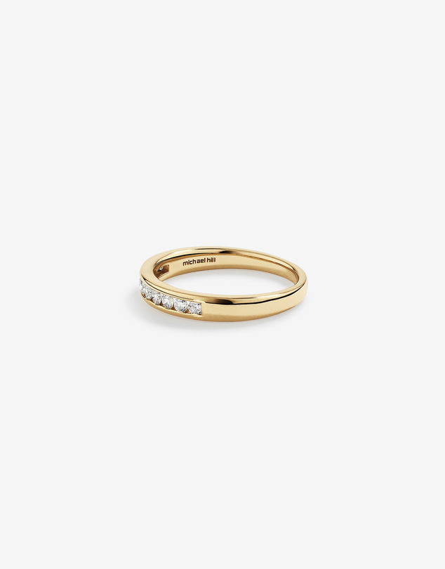 Michael Hill - Wedding Ring with 0.25 Carat TW of Diamonds in 18kt Yellow Gold