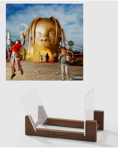 Sony Music - Travis Scott Astroworld Vinyl Album & Crosley Record Storage Display Stand