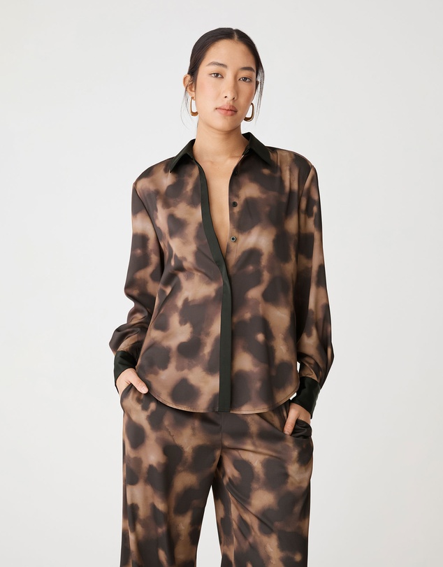 Forcast - Savanna Printed Satin Shirt