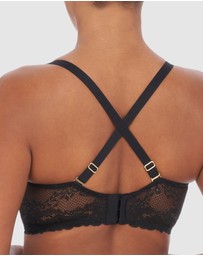 Natori - Heavenly Wired Convertible Sheer Lace Balconette Bra