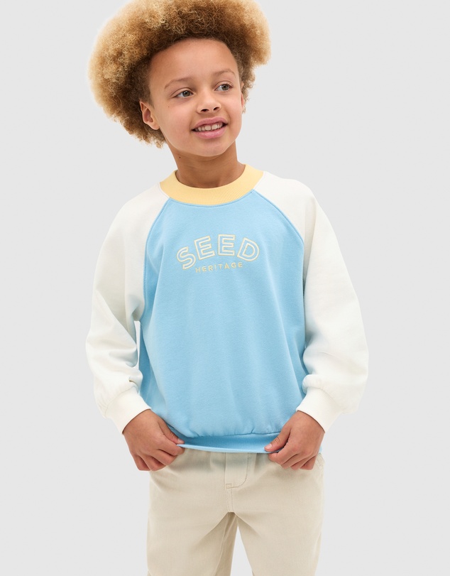 Seed Heritage - Raglan Logo Sweat