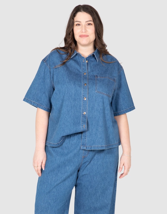 Love Your Wardrobe - Harper Denim Shirt