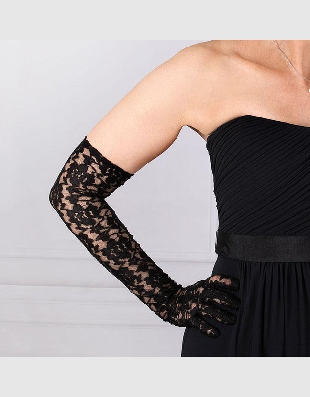DENTS - Long Opera Lace Gloves