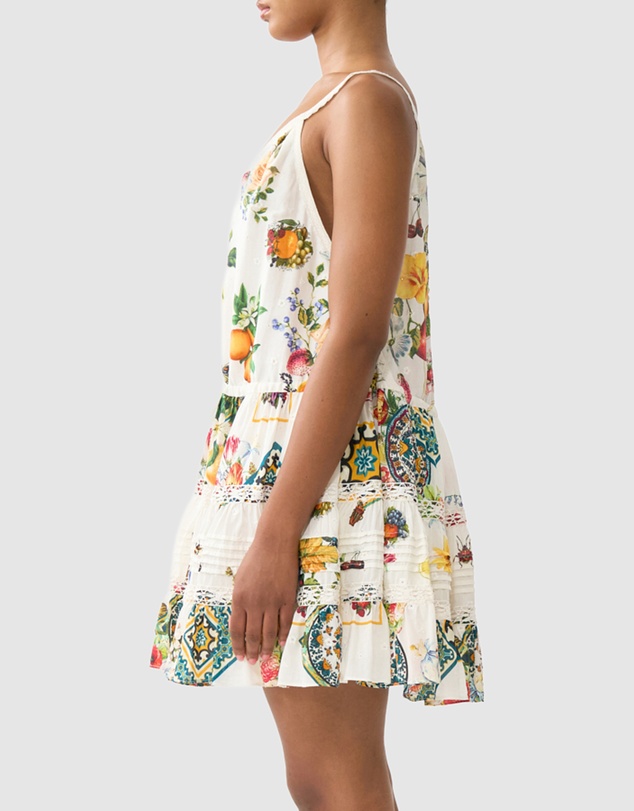 Camilla - Gather Waist Short Dress