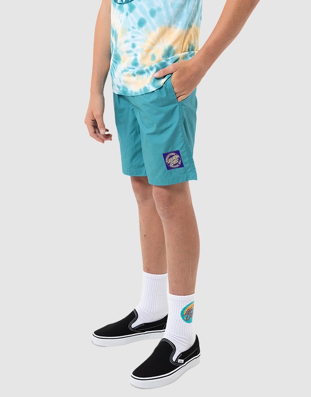 Santa Cruz - MFG Cruzier Solid Beach Shorts - Teens