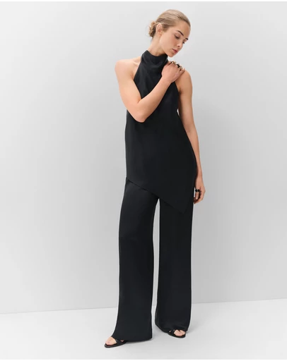 UNISON - Satin Wide Leg Pant