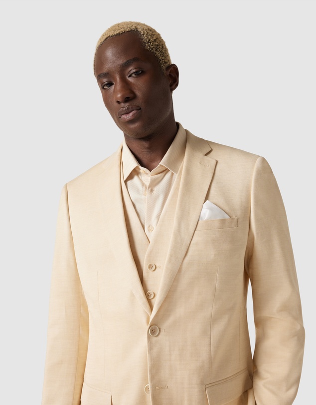 Politix - Slim Stretch Textured Tailored Jacket
