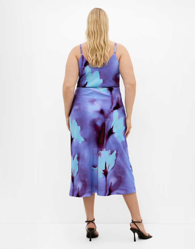 City Chic - Mariana Print Midi Dress - Azure