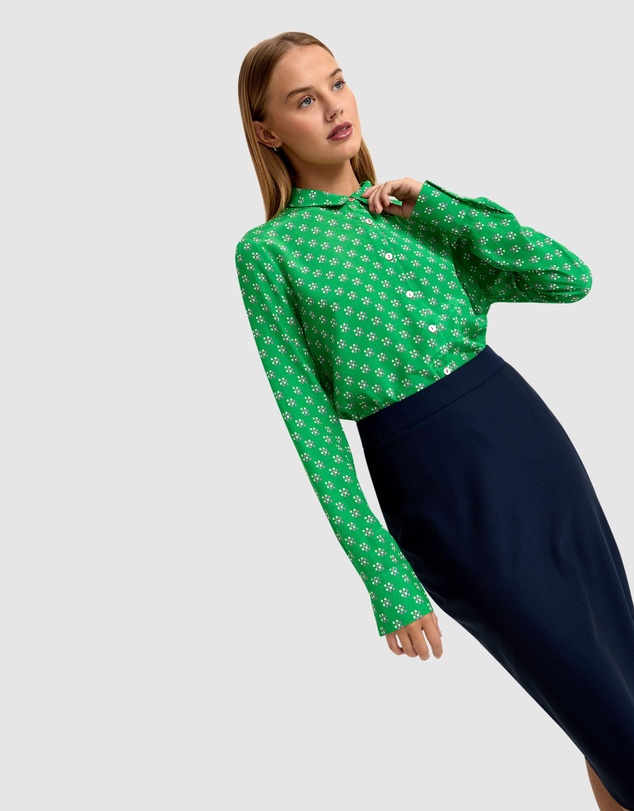 Oxford - Poppy Dot Print Blouse
