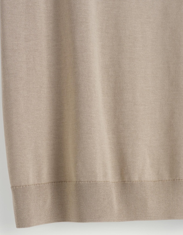 COS - Slim Knitted Silk Zip-Up Polo Shirt