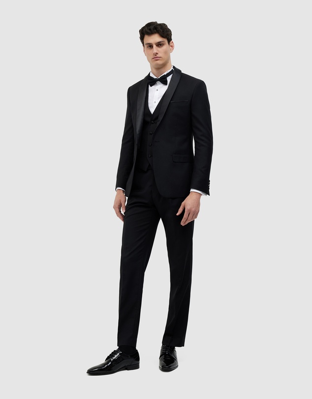 Politix - Charlton Black Tie Chintz Vest