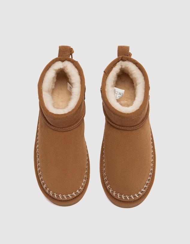 EVERAU - Australian Shepherd Ugg Mini Canlia Cow Suede Upper UGG Boots