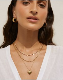 Arms Of Eve - Jasmine Gold Heart Necklace