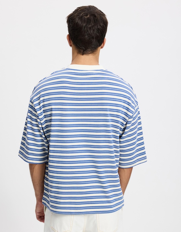 Zanerobe - Stripe Crop Flow Tee