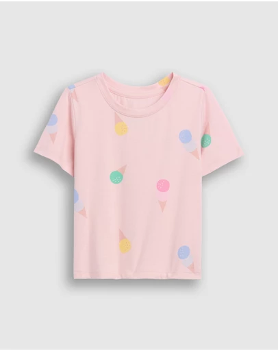 GAP - BF SS Print Tee - Babies-Kids