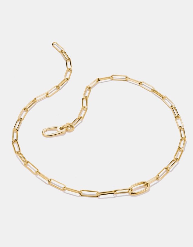 THOMAS SABO - THOMAS SABO Connect Charm necklace paperclip Gold