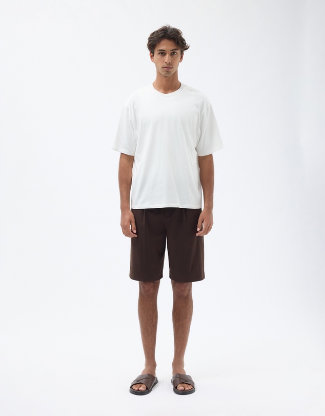 AERE - Tailored Pleated Shorts