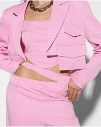 BY.DYLN - Hendrix Cropped Blazer