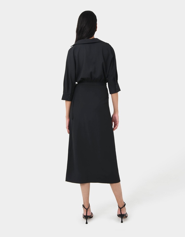 Forcast - Betty Wrap Tie Dress