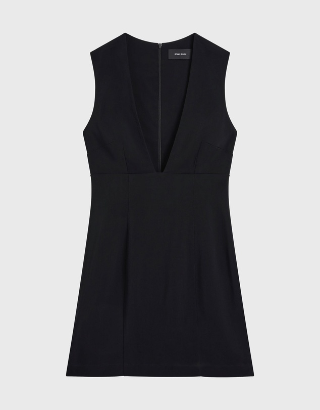 BONDI BORN - Lyon Deep V Mini Dress