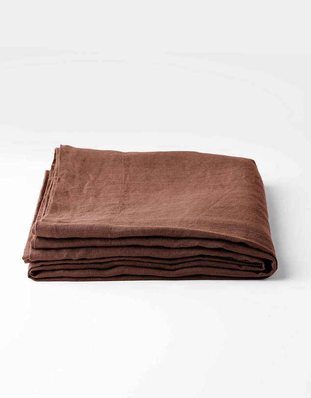 Aura Home - Emile Linen Flat Sheet