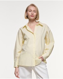 Soon Maternity - Ella Back Tie Cotton Shirt