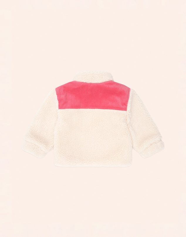 Huxbaby - Sherpa Cord Patches Jacket - Babies-Kids