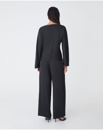 Forcast - Asma Satin Bias Cut Top