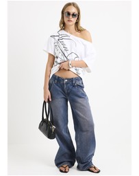 Neon Hart - Sakura One Shoulder Top