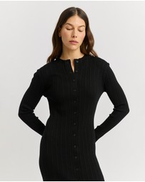 Toorallie - Variegated Rib Cardigan Dress
