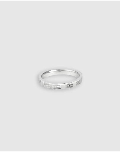 Ichu - Personalised Letter N Ring