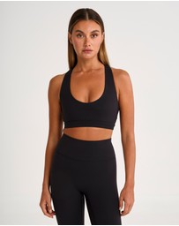 All Fenix - ALLFENIX CloudCore Scoop Neck Racer Back Sports Bra
