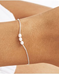 SAINT VALENTINE - Mini Pearl Bracelet - Silver