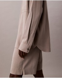 Calvin Klein - Lyocell Relaxed Button-Down Shirt