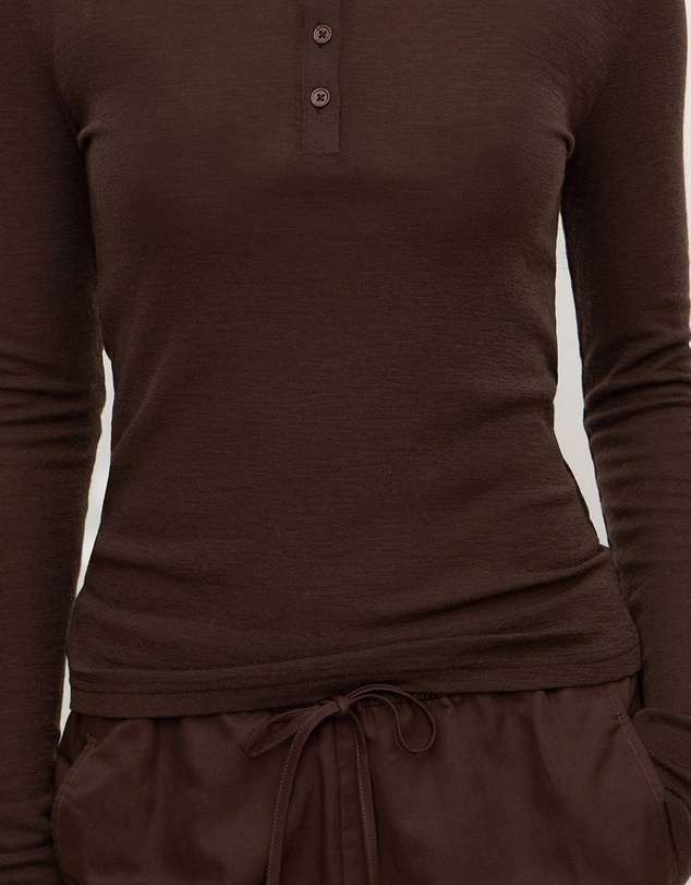 Assembly Label - Nora Merino Wool Henley Top