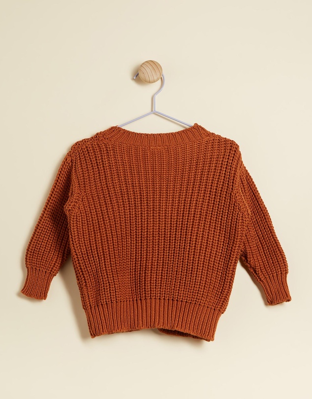 Dukes and Duchesses Apparel - Chunky Knit Cardigan - Babies-Kids