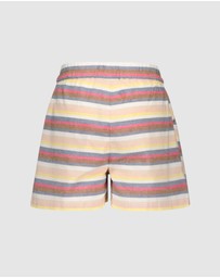 Like FLO - Stripe Shorts with Belt - Kids-Teens