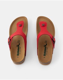 BioNatura - Devina Leather Thong Sandals