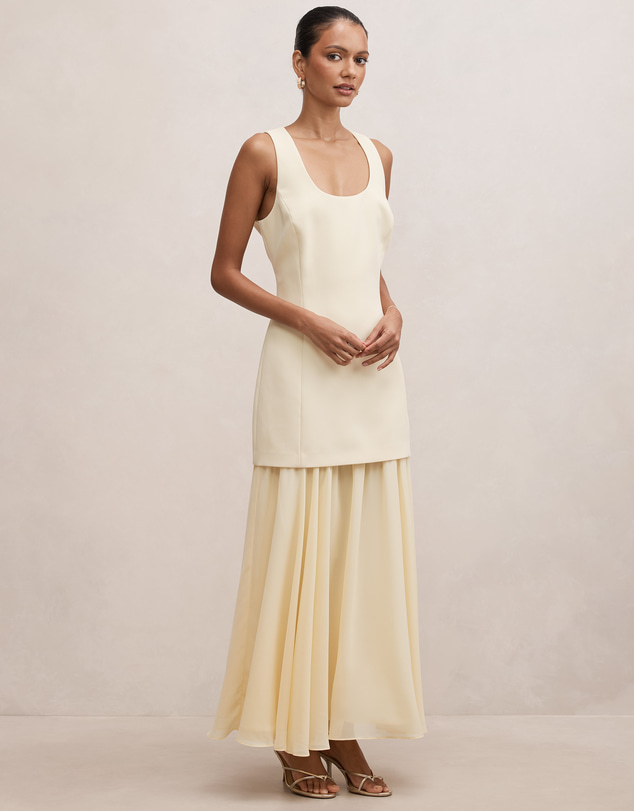 Forever New Petite - Melva Petite Scoop Neck Maxi Dress