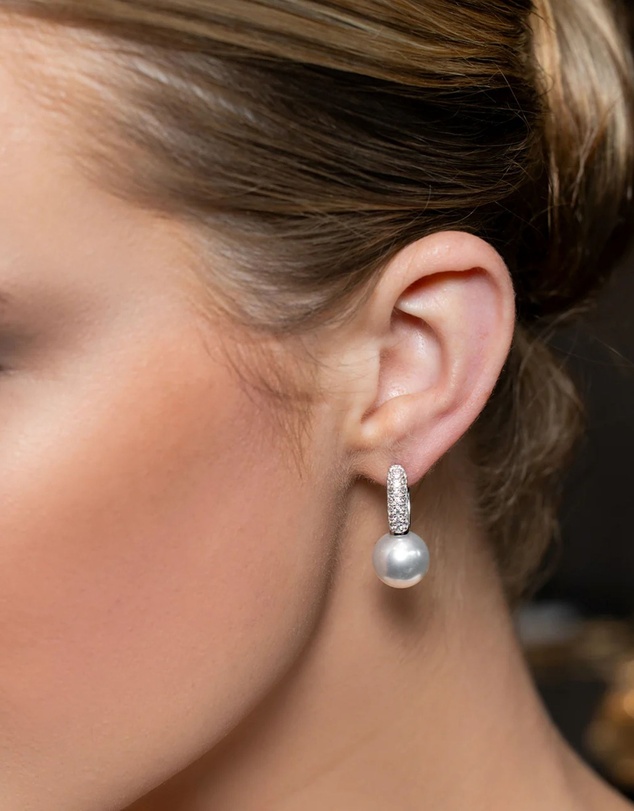 Stephanie Browne - Faye Pave Earrings