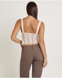 Alice In The Eve - Colette Lace Tank Top
