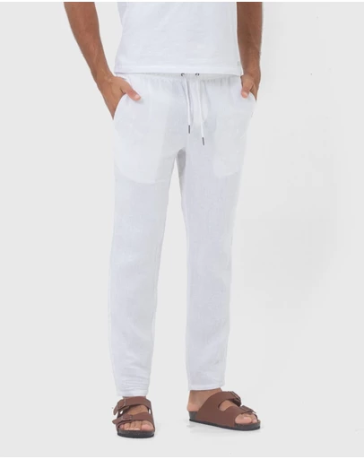 Coast Clothing - Coast Linen Pant - White