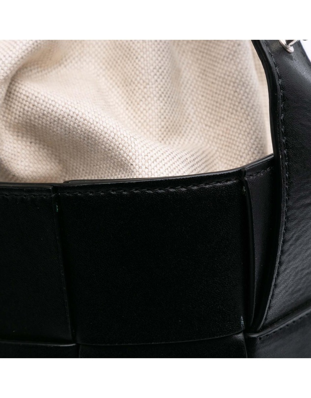 Pre-Loved by Azura Reborn - Pre-Loved Nappa Intrecciato Casette Lantern Bucket