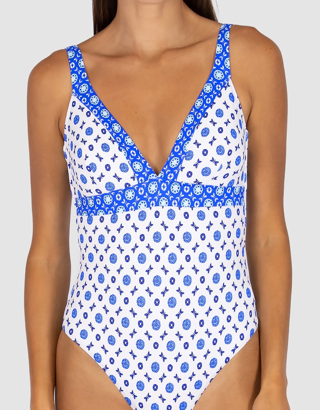 Baku Swimwear - Kasbah Multi Fit Longline One Piece Swimsuit
