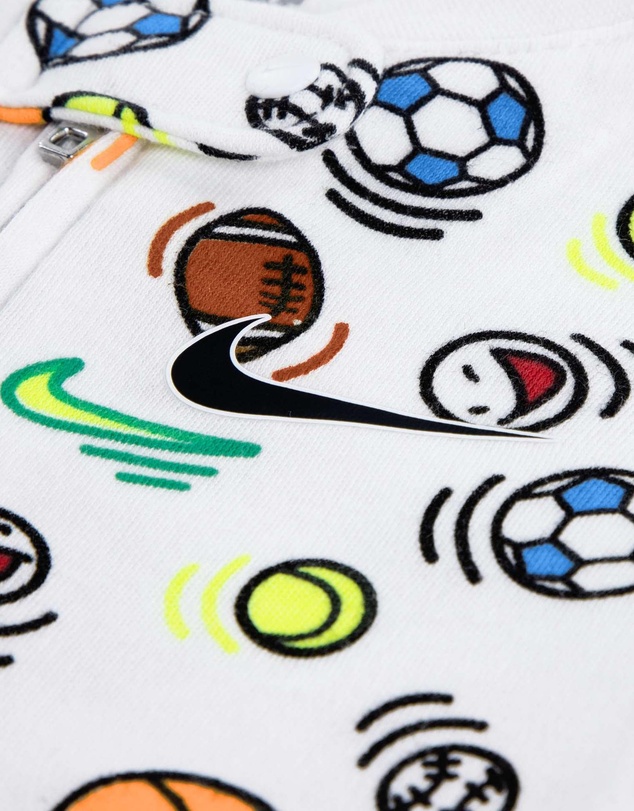 Nike - Sportball Allover Print Coveralls - Babies