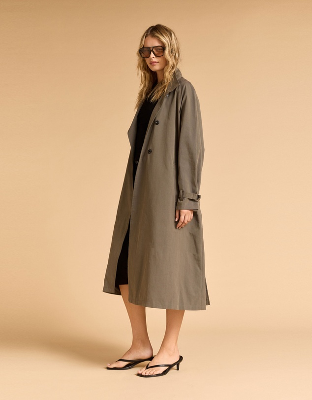 MVN - Funnel Neck Trench Coat